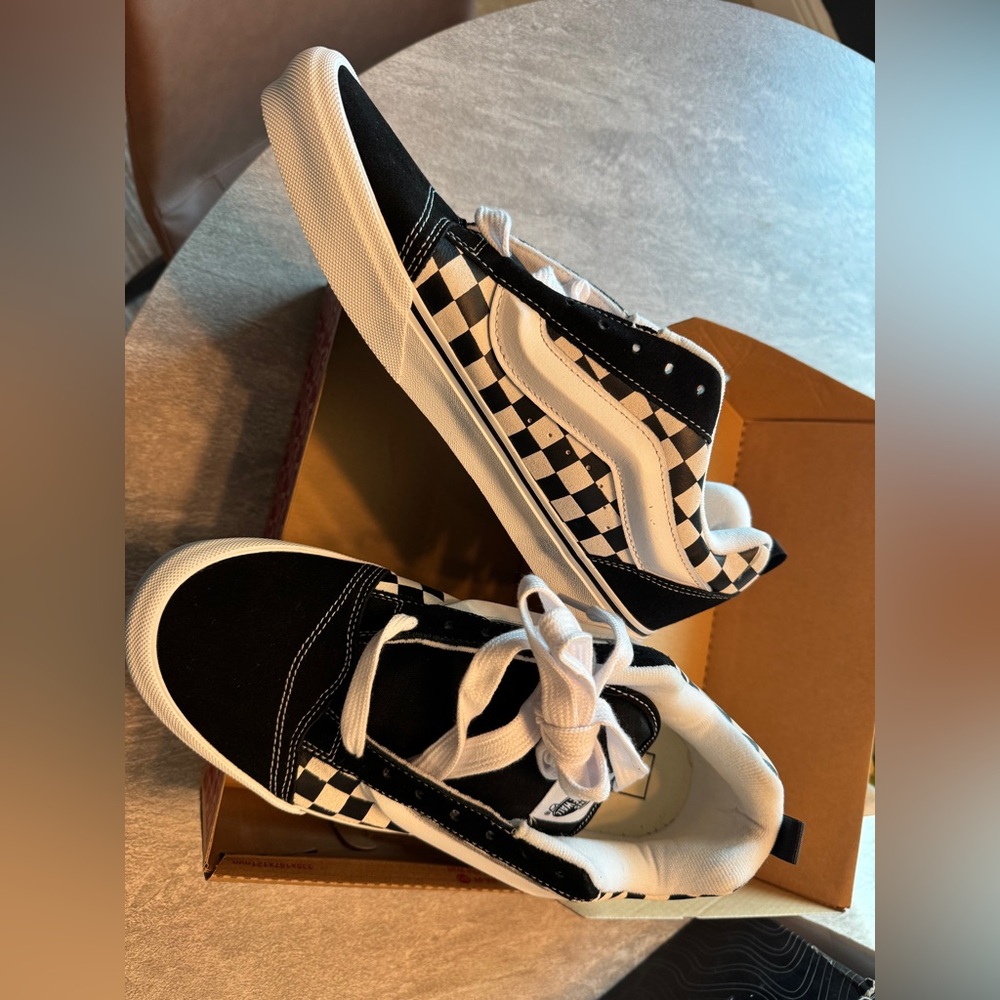 Men’s Black & White Checkerboard Vans